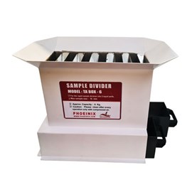 Riffle sample divider